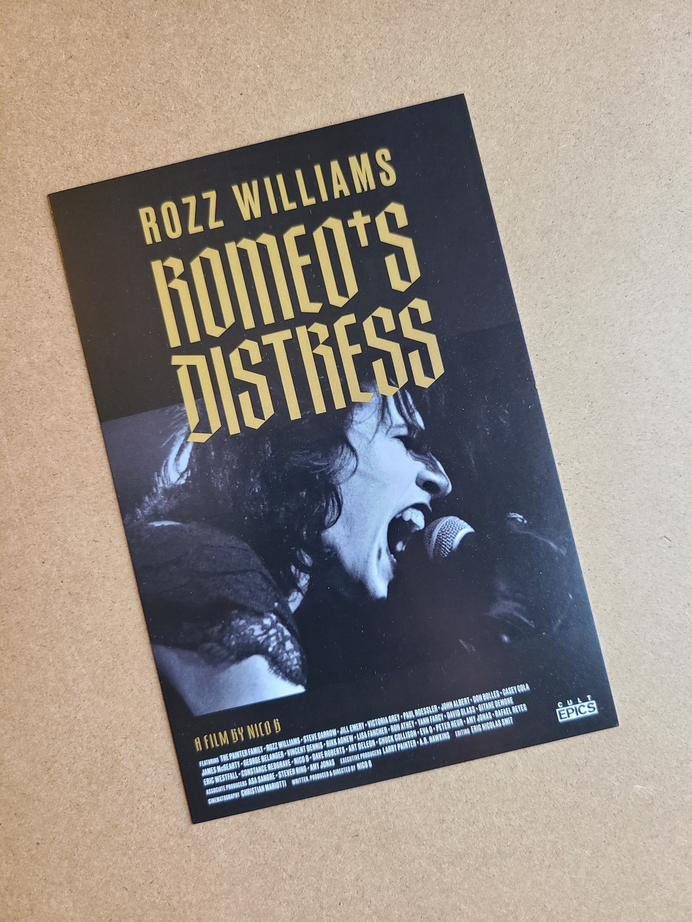 Romeo's Distress Docu Film Promo Postcards (x3)